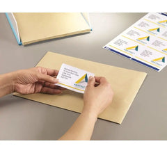 PARCEL LABELS L7165-100 WITH ULTRAGRIP TECHNOLOGY, 99.1 X 67.7 MM, 8 LABELS PER SHEET, 100 SHEETS IN A PACK