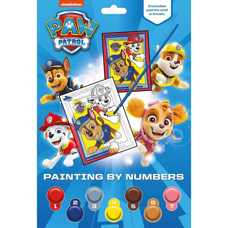 Paw Patrol Painting By Numbers