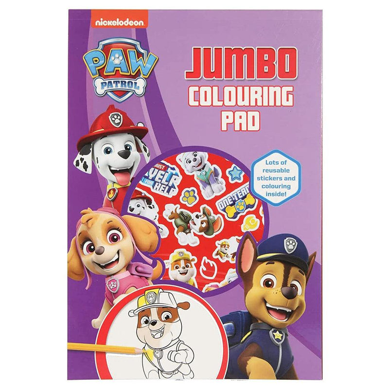 Paw Petrol Jumbo Colouring Book