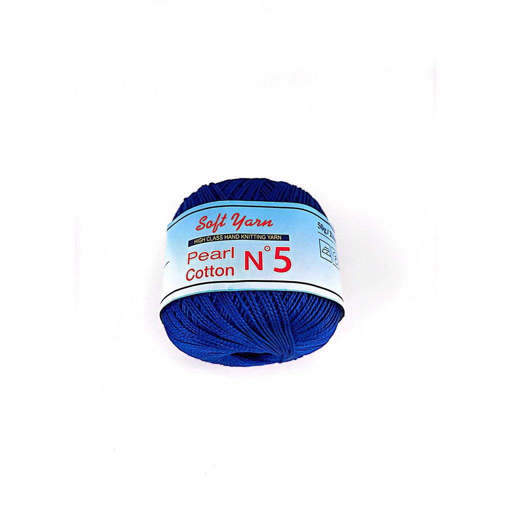 PEARL COTTON Yarn 100% Cotton 50g 230 yards - N 5 (1 piece)