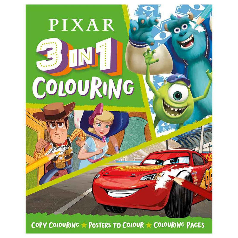 Pixar: 3 in 1 Colouring