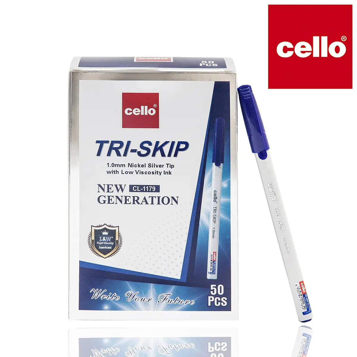 CL-1179 Ballpoint Pen – 1.0 mm – Comfortable Grip & Quick-Drying Ink