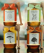 Premium Raw Honey Gift Set : 4 Jars of 250g each | مجموعة هدايا عسل خام فاخرة: 4 عبوات سعة كل منها 250 جم