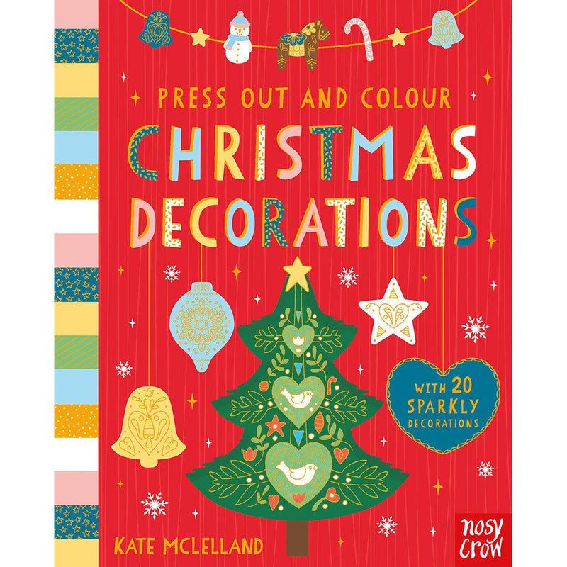 Press Out and Colour: Christmas Decorations