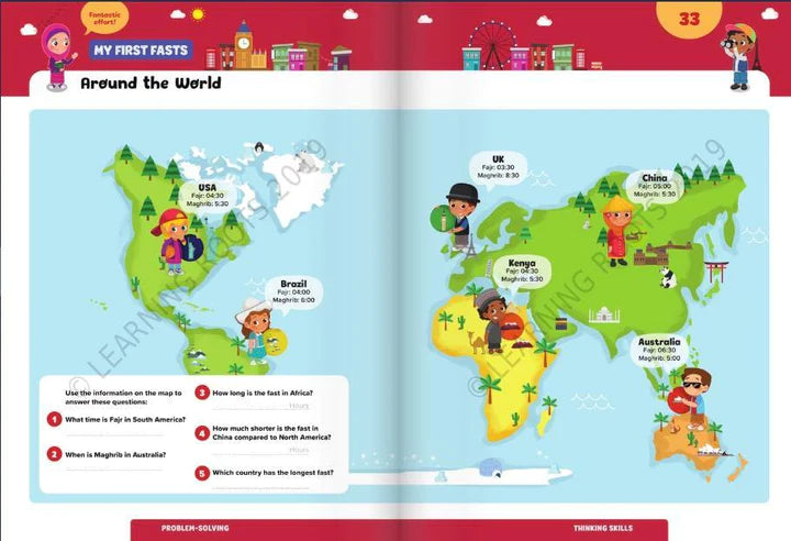 Ramadan Activity Book Big & Little Kids Learning Roots 5 years