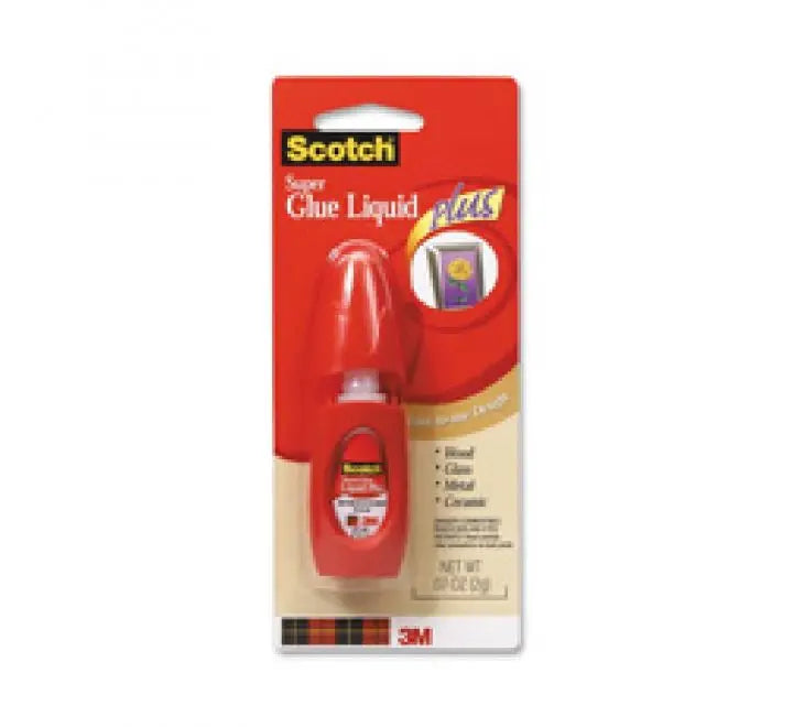 SCOTCH SUPER GLUE AD111. FOR GENERAL PURPOSE, 0.7 OZ (2GR.). 1 TUBE/PACK