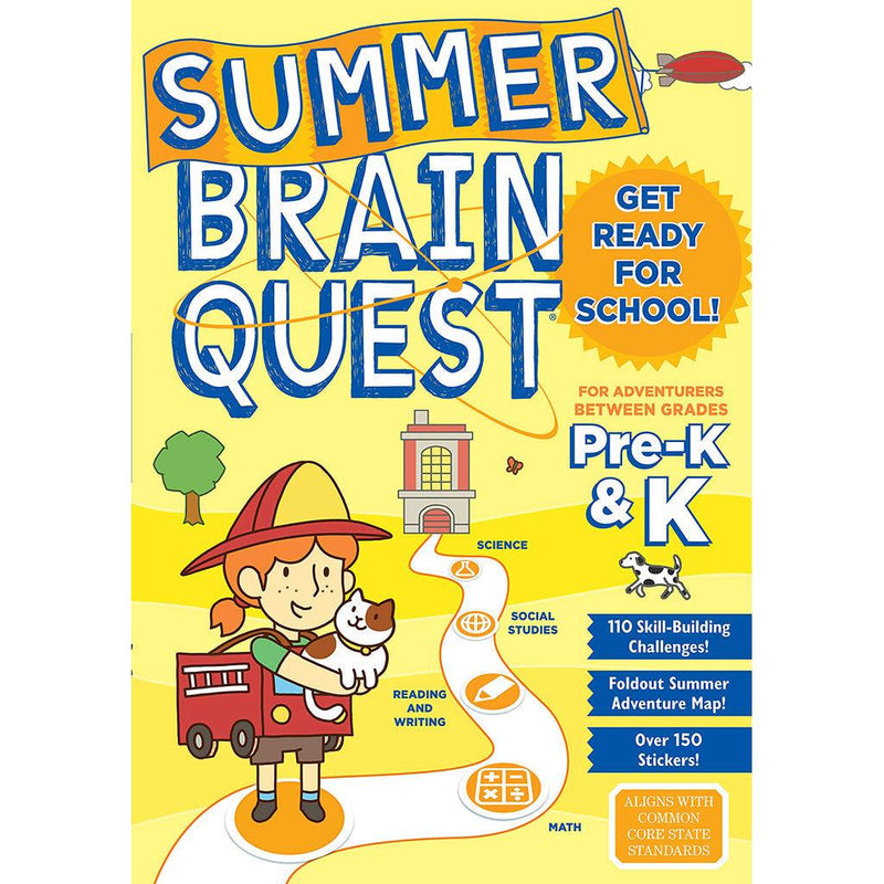 SUMMER BRAIN QUEST: BETWEEN GRADES PRE-K & K