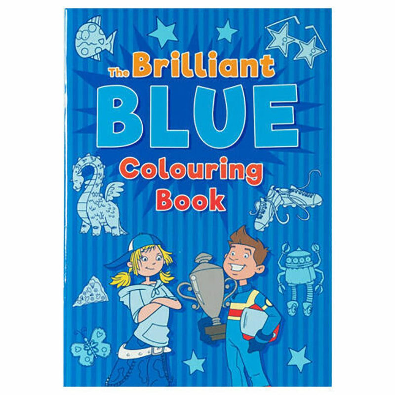 The Brilliant Blue Colouring Book