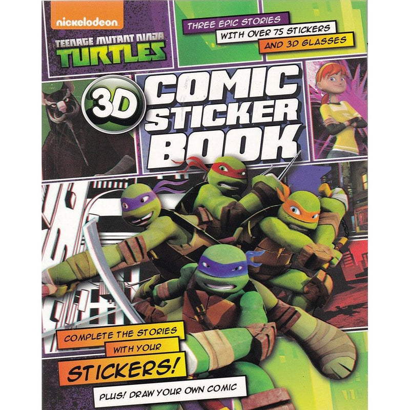 TMNT: 3D Comic Sticker Book