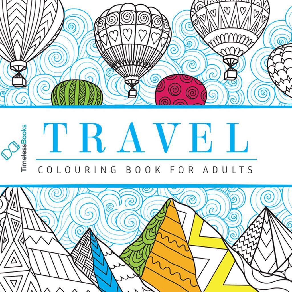 Travel Coloring Book for Adult