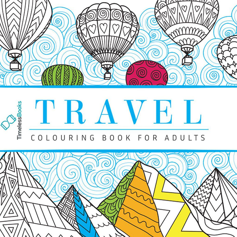 Travel Coloring Book for Adult