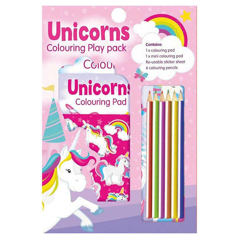 Unicorns Colouring Play Pack