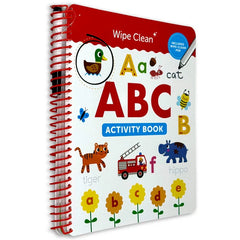 كتاب أنشطة الحروف الأبجدية القابل للمسح –  ABC | انجليزي