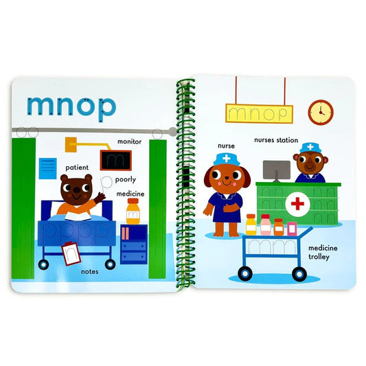 Wipe Clean Get Ready for School Activity Book | Reusable Preschool Learning & Practice Book