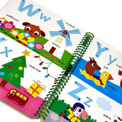 Wipe Clean Get Ready for School Activity Book | Reusable Preschool Learning & Practice Book