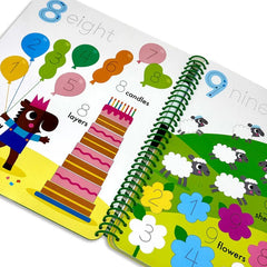 Wipe Clean Get Ready for School Activity Book | Reusable Preschool Learning & Practice Book