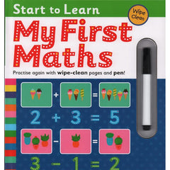 Wipe Clean - Start To Learn My First Maths