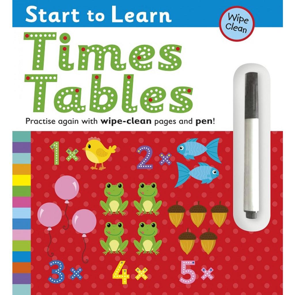 Wipe Clean - Start To Learn Times Tables