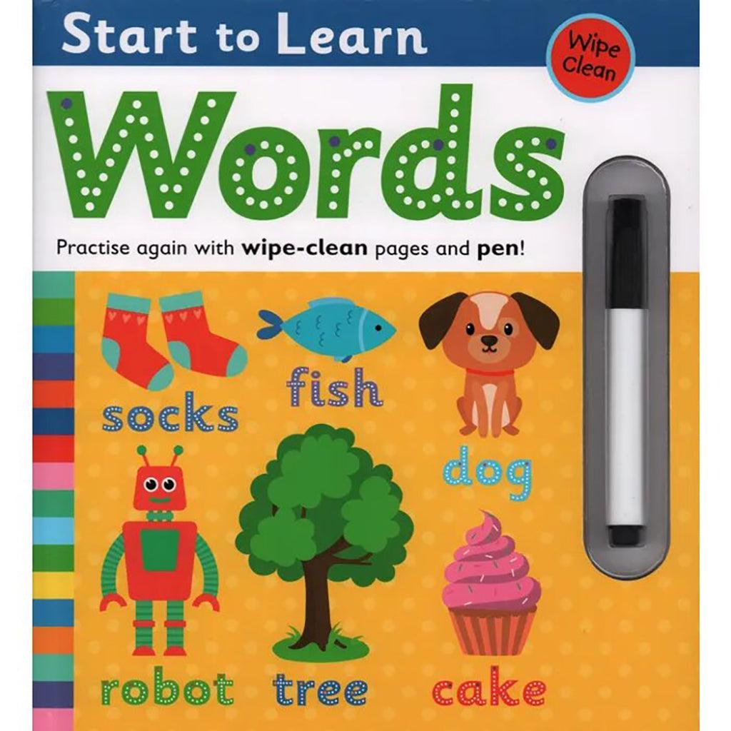 Wipe Clean - Start To Learn Words