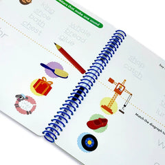 Wipe Clean Words Activity Book | Reusable Writing & Early Literacy Practice