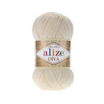 Alize - DİVA Silk Acrylic Yarn 100% Microfiber Acrylic Yarn 1 Ball skeins 100gr 383yds