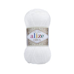 Alize - DİVA Silk Acrylic Yarn 100% Microfiber Acrylic Yarn 1 Ball skeins 100gr 383yds