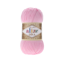 Alize - DİVA Silk Acrylic Yarn 100% Microfiber Acrylic Yarn 1 Ball skeins 100gr 383yds