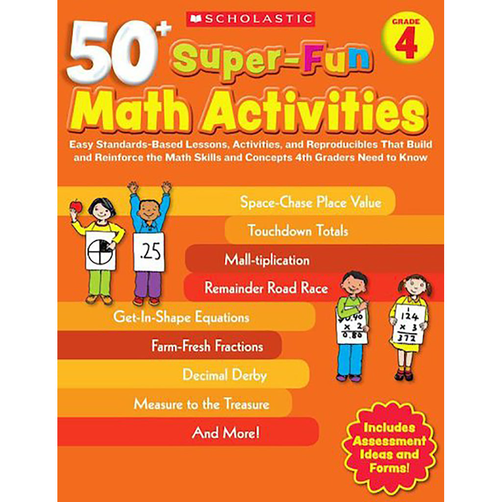 50+ SUPER FUN MATH ACTIVITIES GRADE 4