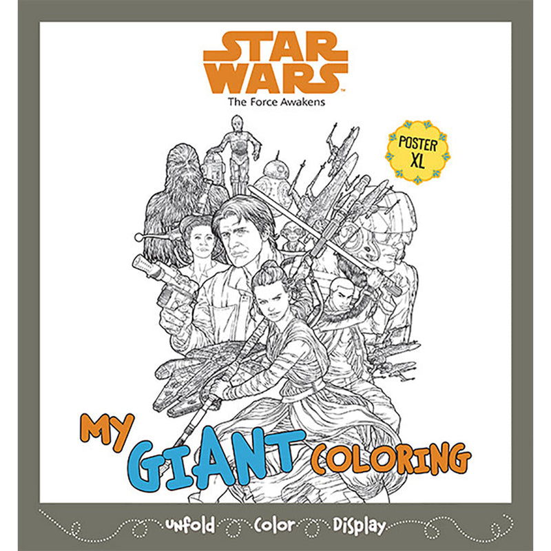 Star Wars - The Force Awakens - My Giant Coloring - Hachette Antoine