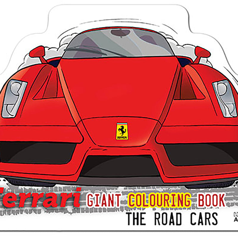 Ferrari Giant Coloring Book - The Road Cars - Hachette Antoine