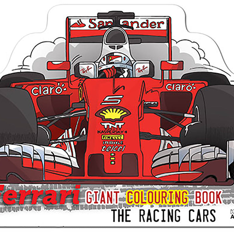 Ferrari Giant Coloring Book - The Racing Cars - Hachette Antoine