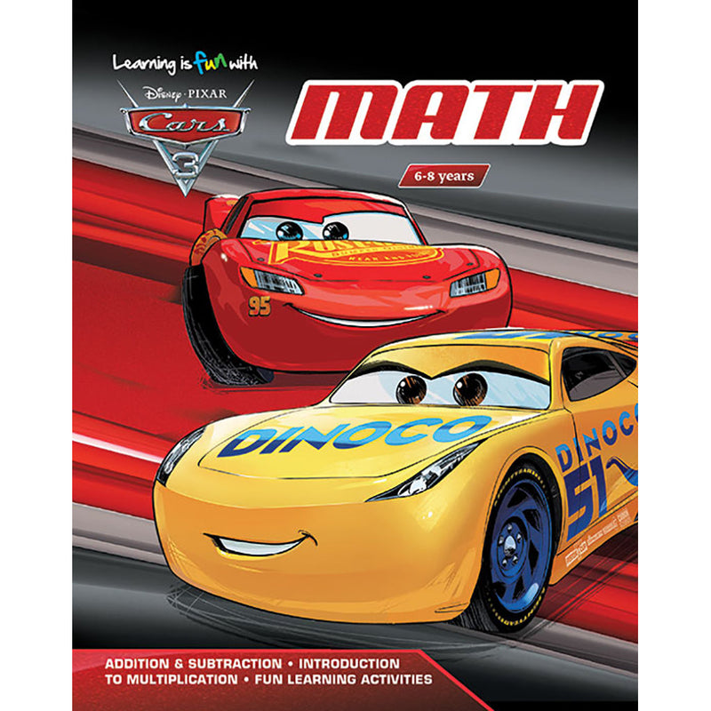 Learning is Fun with Cars 3 - Math 6-8 years - Hachette Antoine