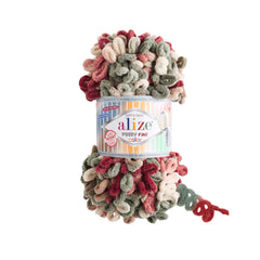 Alize - Puffy Fine Colors Yarn %100 MicroPolyester 100gr 14.5 mt Book Fanar