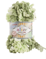Alize - Puffy Fine Colors Yarn %100 MicroPolyester 100gr 14.5 mt Book Fanar