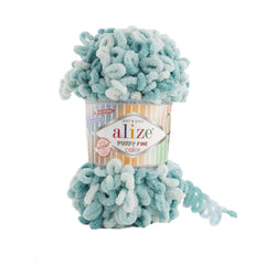 Alize - Puffy Fine Colors Yarn %100 MicroPolyester 100gr 14.5 mt Book Fanar